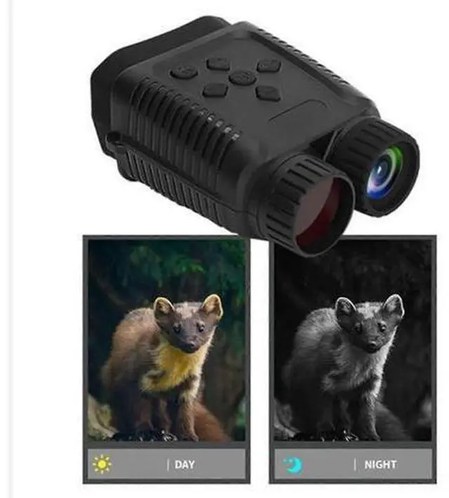 Alt view image 3 of 5 - 8X Digital Night Vision Binoculars with 2.4in LCD, 1080P HD for Hunting & Bird Watching (Black)