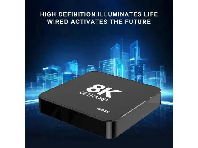 Alt view image 7 of 7 - i96 8K TV Box Dual WiFi, Bluetooth, 1GB+8GB, 4K Output, Android, Smart Media Player, Cross-Border TV Box