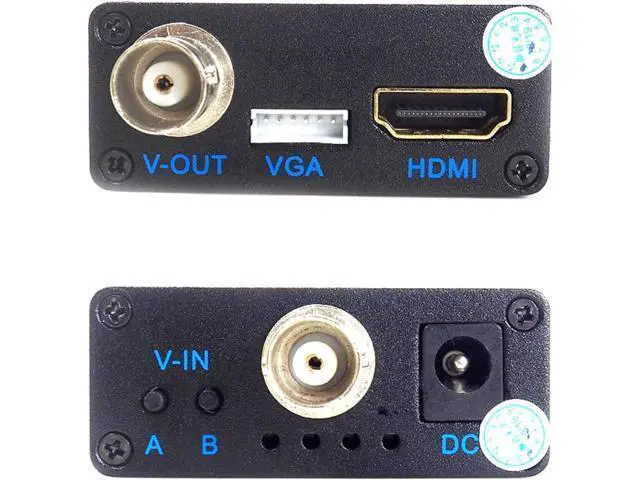 Alt view image 7 of 7 - BNC to HDMI Video Signal convertor , 4-in-1 Composite CVBS AHD TVI CVI to HDMI Video Converter Adapter Supporting BNC Cable to HDMI VGA BNC(CVBS) for Camera /DVR/ CCTV Security System