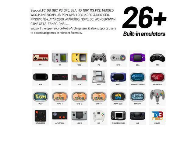Alt view image 5 of 6 - TRIMUI SMART PRO Handheld Game Console 4.96" IPS, 5000mAh, 5H Battery, Linux, GBA/PSP/Arcade, Open-Source