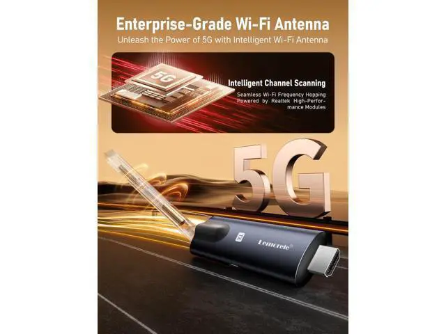 Alt view image 7 of 7 - Lemorele Wireless HDMI Transmitter and 2 Receivers,Support Wireless Receiving APP TuTuPlay 2.4/5G 656ft 1080P HD,for Streaming Video&Audio to HDTV/Projector/Tablet/Mobile from Laptop/TV-Box/Blu-ray