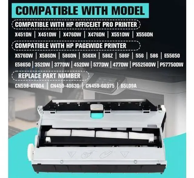 Alt view image 3 of 7 - Duplex Module for HP PageWide Pro 477dw 477dn 577dw 577dz 552dw x476 377dw Printer, Assembly Ink Waste Maintenance Box, Replacement for HP973 HP974 HP975 CN459-60375 CN598-67004