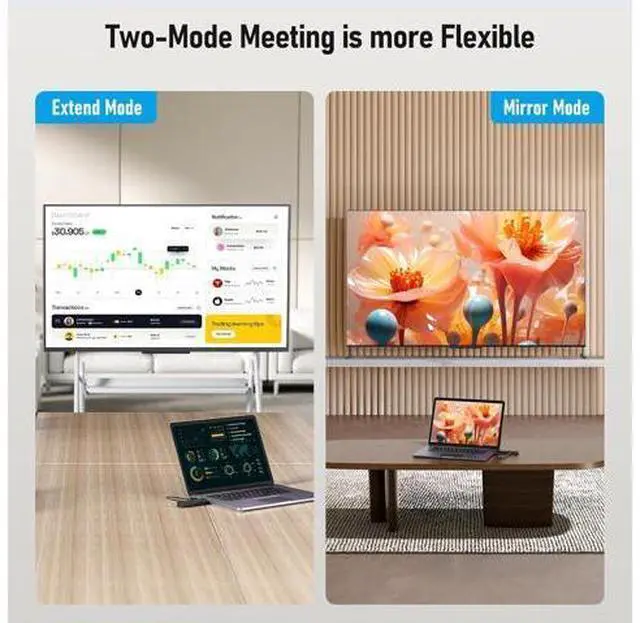 Alt view image 2 of 7 - Lemorele Wireless HDMI Transmitter and Receiver Kit,Portable Wireless HDMI Extender,Plug&Play,2.4/5G 164ft Range 1080P HD,Up to 8 Transmitter,for Streaming Video&Audio to Monitor from Laptop/TV-Boxs