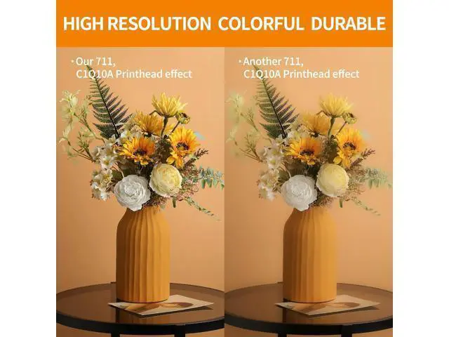 Alt view image 6 of 7 - 711, C1Q10A Printhead Compatible with hp designJet T530 T525 T520 T130 T125 T120 T100 Plotter Printer, High Resolution, Colorful, Durable, Multiple Packaging to Ensure Safe Transportation(Ink Free)