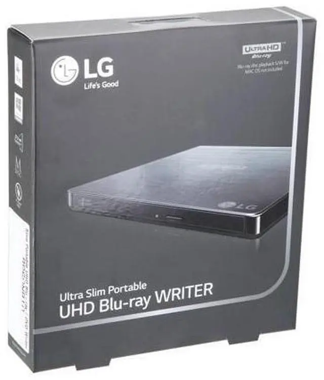 Alt view image 3 of 3 - Ultra Slim Portable Blu-ray / DVD Writer - UHD Ready and M-DISC Support (BP60NB10)