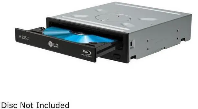 Alt view image 3 of 3 - Black 16X BD-R 2X BD-RE 16X DVD+R 5X DVD-RAM 12X BD-ROM 4MB Cache SATA Blu-ray Burner WH16NS40