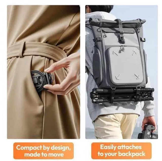 Alt view image 2 of 6 - Deuninker Camera Tripod with Magnetic Phone Stand Set, SK29 Folable Mini Tripod Mount for Magsafe Phone Tripod, TT35 Camera Tripod Free Angle for for Content Creators, Travel Vlog Essentials