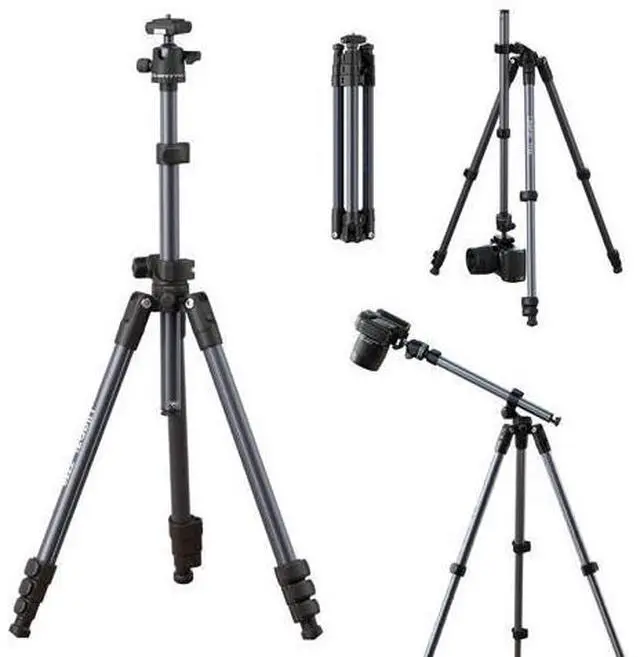 Main image of Deuninker TT59 Horizontal Overhead Photography Tripod, 68.9" Foldable Professional Camera Tripod Stand with Uka Quick Release Panoramic Ball Head for Mirrorless Camera/DSLR/Phone/Camcorder and All