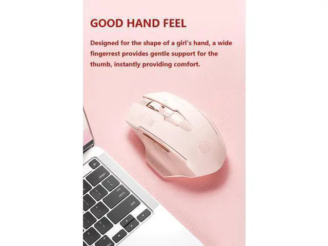 Alt view image 4 of 7 - WSIRAK F8 Mouse Rechargeable TYPE-C Mute Wireless Mouse For Business Office Game Computer Laptop Mice