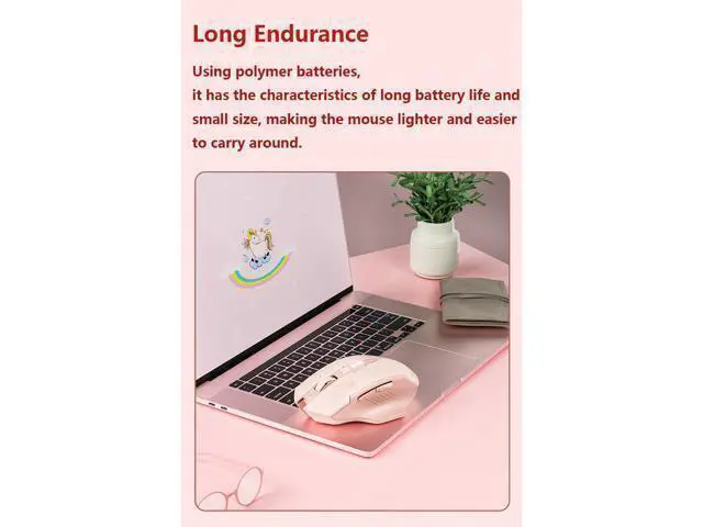 Alt view image 5 of 7 - WSIRAK F8 Mouse Rechargeable TYPE-C Mute Wireless Mouse For Business Office Game Computer Laptop Mice