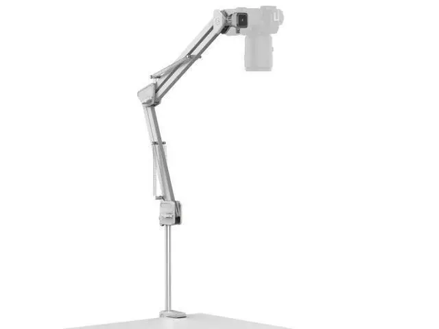 Alt view image 2 of 7 - Deuninker TH04 Overhead Camera Mount with Magic Arm and 1/4" Ball Head, 360° Rotatable Camera Desk Mount, Desk Tripod with Uka Quick Release Setup for DSLR Cameras/Webcam/iPhone/Ring Light/Microphone