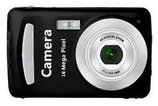 Main image of Ecocleanpath 16MP Retro Digital Camera, Compact CCD Camera with 2.4" LCD, Portable Travel & Vlogging Camera for Teens & Adults (Black)