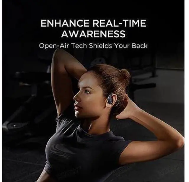 Alt view image 5 of 5 - 1MORE Fit Open Earbuds S50, Open Ear Wireless Headphones Bluetooth 5.3 with 4 Microphone, Earbuds with Earhooks for Sports Running, IPX7, Fast Charging, 38H-Playtime, Preset EQ Via App, Gray