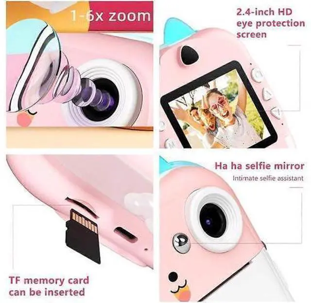 Alt view image 5 of 5 - Ecocleanpath Kids Instant Print Camera - 1080P HD, 2.4" LCD, 32G SD Card, Rechargeable (Green)