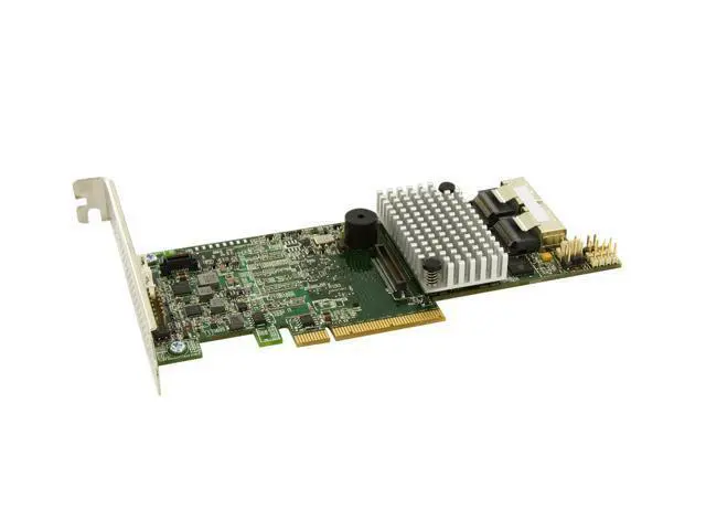 Alt view image 3 of 7 - MegaRAID LSI00295 (9266-8i SGL) PCI-Express 2.0 x8 Low Profile SATA / SAS RAID Controller - Single--Avago Technologies
