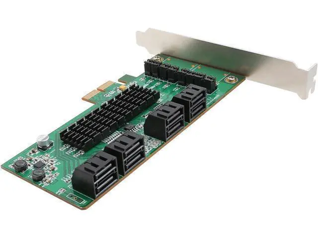 Alt view image 6 of 7 - IO CREST SI-PEX40071 SATA III 8 Port Controller Card PCE-e 2.0 x2 with Low Profile Bracket