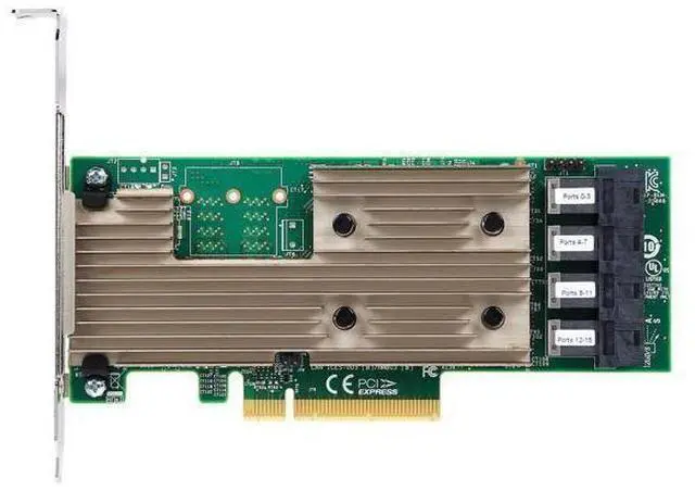 Alt view image 3 of 4 - LSI 9305-16i PCI-Express 3.0 x8 Low Profile SAS Host Bus Adapter