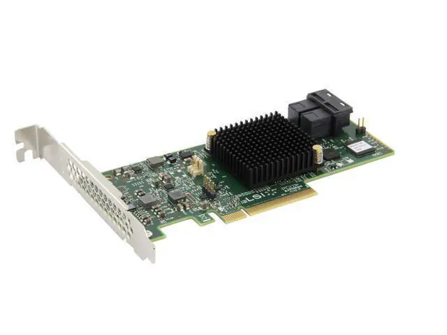 Alt view image 2 of 7 - 9341 MegaRAID SAS 9341-8i (LSI00407) PCI-Express 3.0 x8 Low Profile SATA / SAS High Performance Eight-Port 12Gb/s RAID Controller (Single Pack)--Avago Technologies