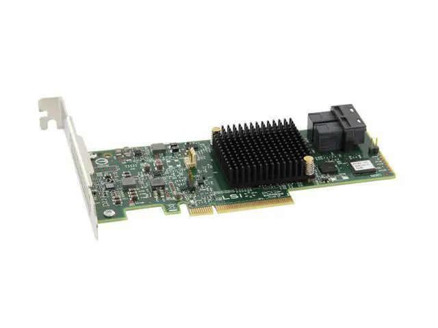 Alt view image 3 of 7 - 9341 MegaRAID SAS 9341-8i (LSI00407) PCI-Express 3.0 x8 Low Profile SATA / SAS High Performance Eight-Port 12Gb/s RAID Controller (Single Pack)--Avago Technologies