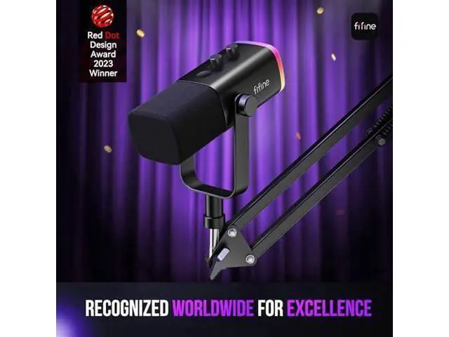 Alt view image 2 of 7 - Deuninker XLR/USB Gaming Microphone Set and XLR Cable,Dynamic PC Mic for Streaming Podcasting,Microphone Audio Cable,Compatible with Audio Mixer for Recording (AM8T+L9)