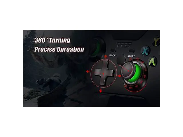 Alt view image 4 of 7 - Xbox One Controller Game Controller for Xbox oneXbox one SXbox one X Controller PC Controller Pro Game Controller for Xbox and PC with No Audio Jack