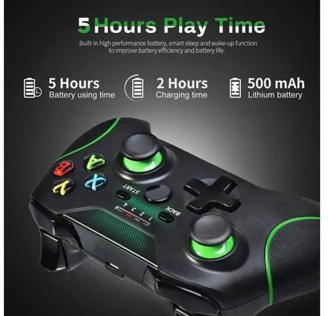 Alt view image 6 of 7 - Xbox Wireless Controller 2.4G Wireless Game Controller Joystick for Xbox Series X|S, Xbox One, and Win PC 7/8/10 Devices
