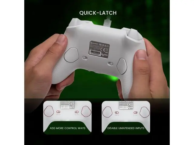 Alt view image 4 of 6 - GameSir G7 SE Officially Licensed Xbox One Controller With Hall Effect Sticks for Windows 10/11, Xbox One, Xbox Series X/S, PC Gamepad with 3.5mm Earphone Port, Programmable Back Button