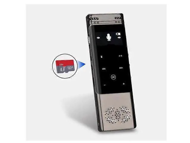 Alt view image 3 of 5 - Ecocleanpath Professional Voice Activated Digital Audio Recorder with Noise Cancelling, 8GB USB Pen MP3 (Black)