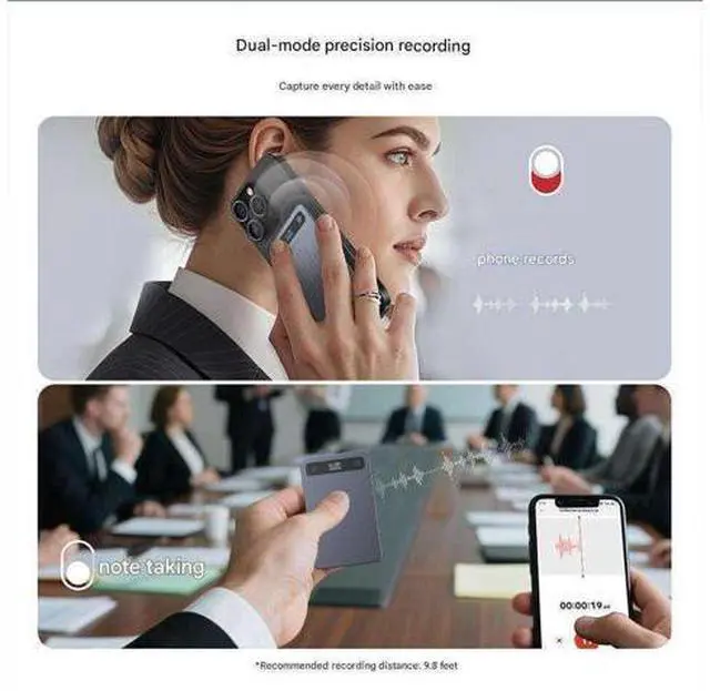 Alt view image 3 of 3 - QURO Conference Artificial Intelligence Recorder,which Has Functions of Voice-to-text Translation,summary and GPT Translation.