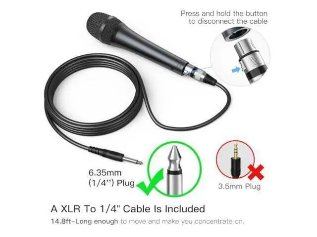 Alt view image 3 of 7 - Deuninker Karaoke Microphone and Streaming 4-Channel RGB Mixer, Gaming Audio Mixer with XLR Interface for Game Voice, Podcast, Recording, YouTube, Dynamic Vocal Microphone for SpeakerK6+SC3
