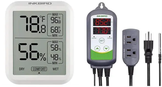 Main image of ITC-308 Digital Temperature Controller and ITH-20 Digital Thermometer with Temperature and Humidity Monitor Bundle