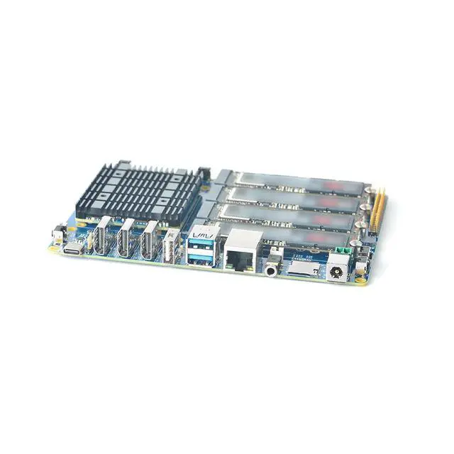 Alt view image 3 of 7 - CM3588 Network Storage Module NAS Kit, 8GB LPDDR4X Single Board Computer, RK3588 2.4GHz CPU 6TOPs NPU Mali-G610 GPU, Support 4X NVMe SSD for Home Cloud Server, 8K Video Encoders (8+64GB)