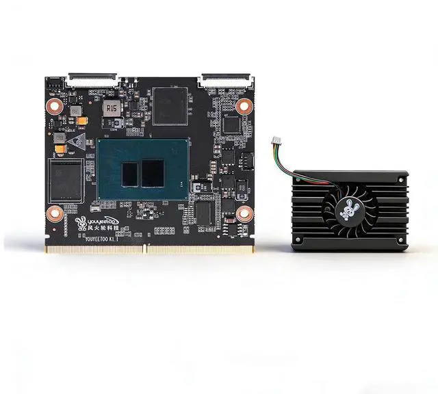 Main image of youyeetoo K1 x86 Single Board Computer - Intel N100 3.4GHz CPU, 64bit Windows 11 Linux Mini PC, MAX 16GB LPDDR5 RAM 256GB eMMC, M.2 2280 NVMe or SATA SSD for AI IoT Edge (SOM CPU,8+128GB)