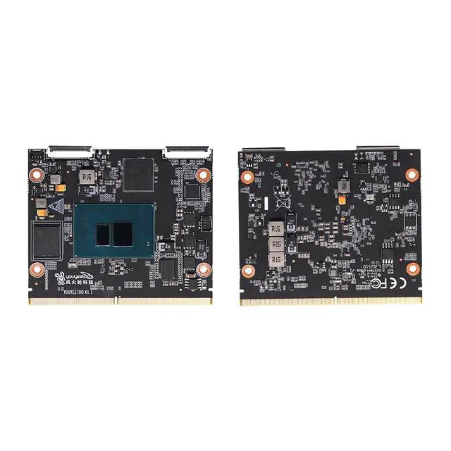 Alt view image 3 of 7 - youyeetoo K1 x86 Single Board Computer - Intel N100 3.4GHz CPU, 64bit Windows 11 Linux Mini PC, MAX 16GB LPDDR5 RAM 256GB eMMC, M.2 2280 NVMe or SATA SSD for AI IoT Edge (SOM Kit,16+256GB)