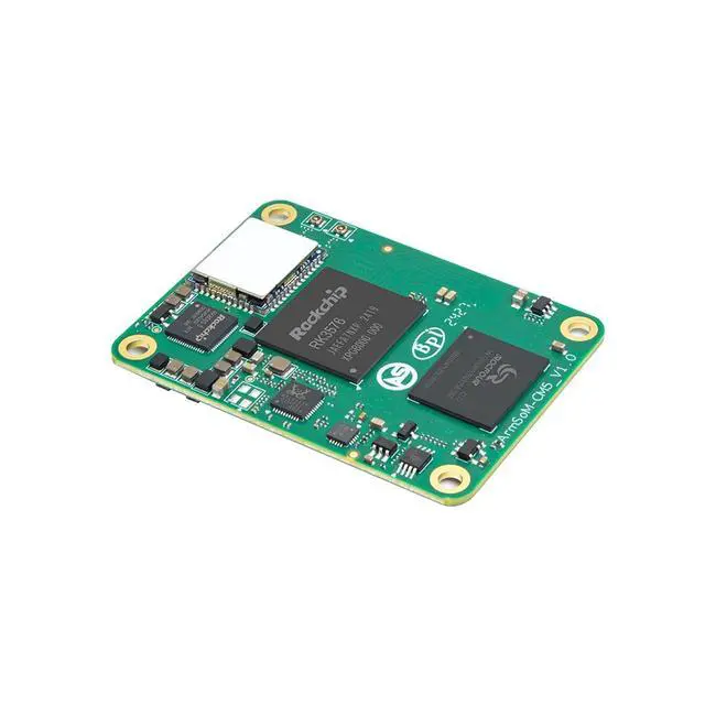 Alt view image 2 of 7 - Banana Pi BPI-CM5 Pro AI Compute Module, 4GB RAM 32GB eMMC 6Tops NPU 2.2GHZ Quad-Core CPU, for AI IoT Development 4K Vdeo Codecs Compatible with Rasp-BerryPi CM4 (AI Module Kit1, with WiFi Module)
