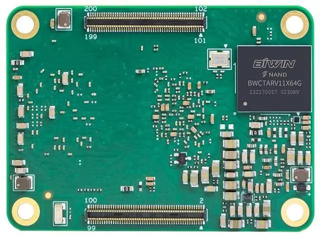 Alt view image 5 of 7 - Banana Pi BPI-CM5 Pro AI Compute Module, 4GB RAM 32GB eMMC 6Tops NPU 2.2GHZ Quad-Core CPU, for AI IoT Development 4K Vdeo Codecs Compatible with Rasp-BerryPi CM4 (AI Module Kit1, with WiFi Module)