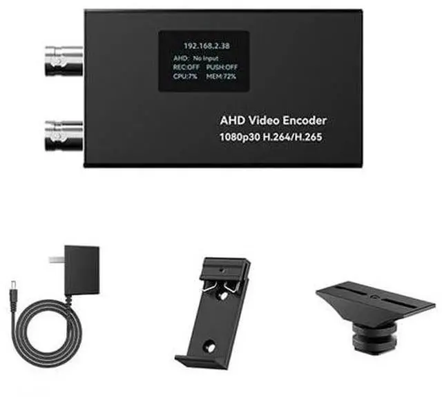 Main image of LinkPi AHD01 AHD Video Encoder, 1080P H.265 Low Latency Live Streaming Encoder with Loop-Out, SRT/RTMP/RTSP/ONVIF Audio in & TF Card,for Security Cam/Conference/Education(DIN Clip,Hot Shoe Adapter)