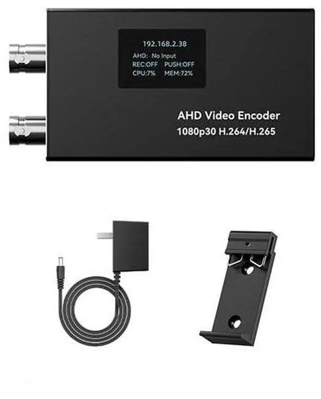 Main image of LinkPi AHD01 AHD Video Encoder, 1080P H.265 Low Latency Live Streaming Encoder with Loop-Out, SRT/RTMP/RTSP/ONVIF Audio in & TF Card Storage,for Security Camera/Conference/Education(DIN Clip)