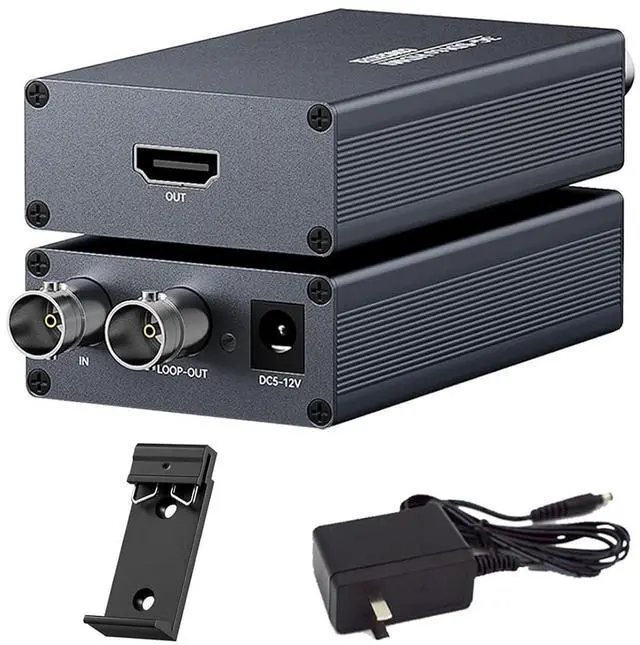 Main image of Link Pi 3G SDI to HDMI Converter, SD SDI HD SDI 3G SDI Input SDI Loop Output HDMI1.3 Output, LevelB 1080P HD, for Camera SDI Decoder Box SDI Matrix HDMI Encoder Projector SDI Monitor Display (Bundle2)