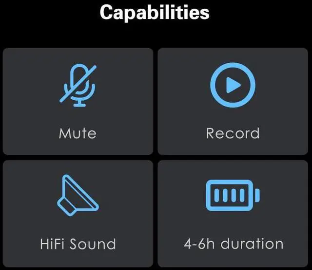 Alt view image 7 of 7 - Life L08 Wireless Bluetooth Portable Conference Microphone Speaker for Zoom/Teams/Skype360-degree Pick-up, Intelligent Noise Reduction, Built-in Recorder (Cyan Blue)