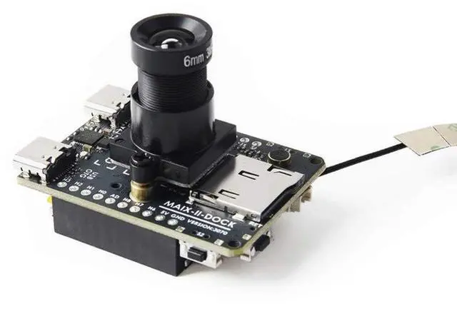 Alt view image 2 of 6 - Sipeed Maix-II Dock Deep Learning AI+IOT Linux 1080P Vision Development Kit