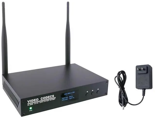 Main image of ENCSH V2 SDI 4K Encoder, 1080P Video Decoder Built-in 3G-SDI up to 1080P60, Support SRT,NDI,RTSP,RTMP, with WiFi 6 Gigabit Ethernet for Live Broadcast YouTube Facebook