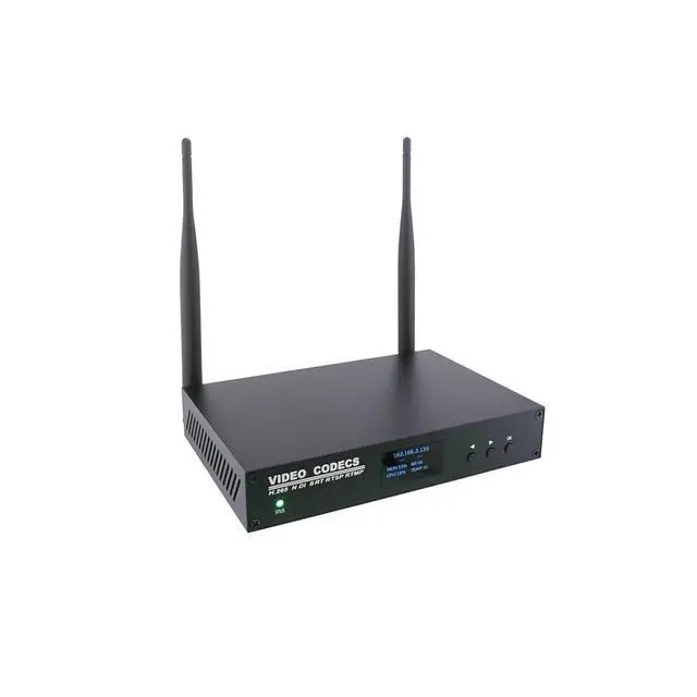 Alt view image 3 of 7 - ENCSH V2 SDI 4K Encoder, 1080P Video Decoder Built-in 3G-SDI up to 1080P60, Support SRT,NDI,RTSP,RTMP, with WiFi 6 Gigabit Ethernet for Live Broadcast YouTube Facebook