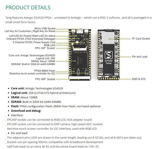 Alt view image 5 of 7 - Sipeed Tang Primer FPGA Developer Kit