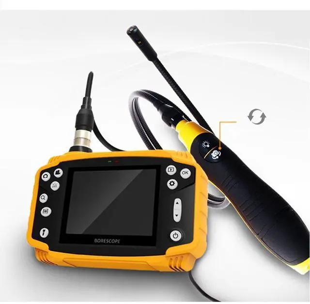 Main image of SmartFly HB90D 9mm 1 Meter 3.5" LCD Dual Lens Endoscope Borescope Snake Inspection Tube Camera DVR Vehicle Inspection Pipeline