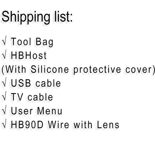 Alt view image 3 of 7 - SmartFly HB90D 9mm 1 Meter 3.5" LCD Dual Lens Endoscope Borescope Snake Inspection Tube Camera DVR Vehicle Inspection Pipeline