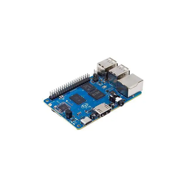 Alt view image 5 of 6 - Banana Pi BPI-M4 Berry LPDDR4 2GB Single Board Computer, Allwinner H618 Quad-core CPU 8GB eMMC, GbE Ethernet for IoT Edge Computing/Media Center, Support Debian Ubuntu, Substitute for Pi 4B SBC