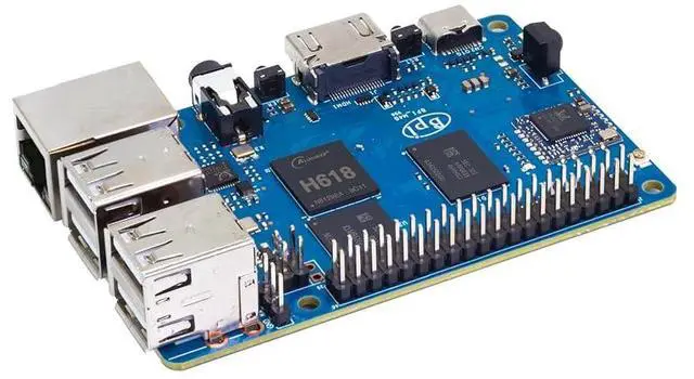 Alt view image 3 of 6 - Banana Pi BPI-M4 Berry LPDDR4 2GB Single Board Computer, Allwinner H618 Quad-core CPU 8GB eMMC, GbE Ethernet for IoT Edge Computing/Media Center, Support Debian Ubuntu, Substitute for Pi 4B SBC