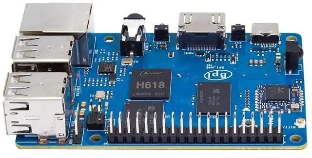 Alt view image 6 of 6 - Banana Pi BPI-M4 Berry LPDDR4 2GB Single Board Computer, Allwinner H618 Quad-core CPU 8GB eMMC, GbE Ethernet for IoT Edge Computing/Media Center, Support Debian Ubuntu, Substitute for Pi 4B SBC