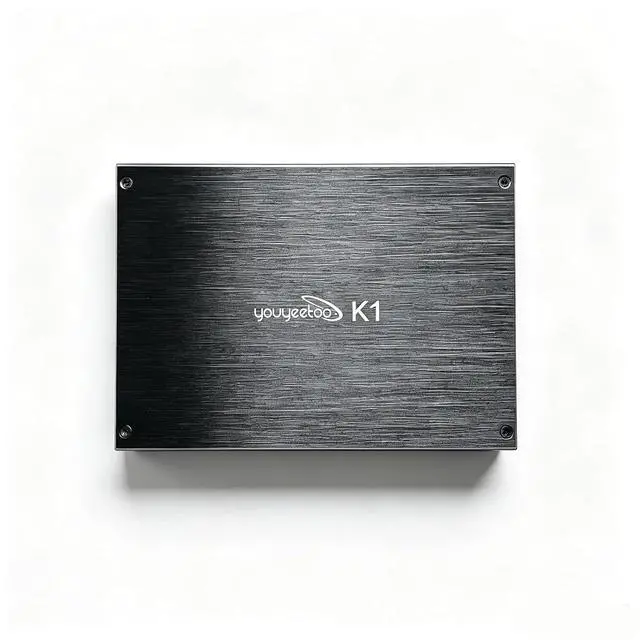 Main image of Black Metal Case for K1 x86 64bit Windows 11 Linux Single Board Computer, M.2 2280 NVMe or SATA SSD for AI IoT Edge